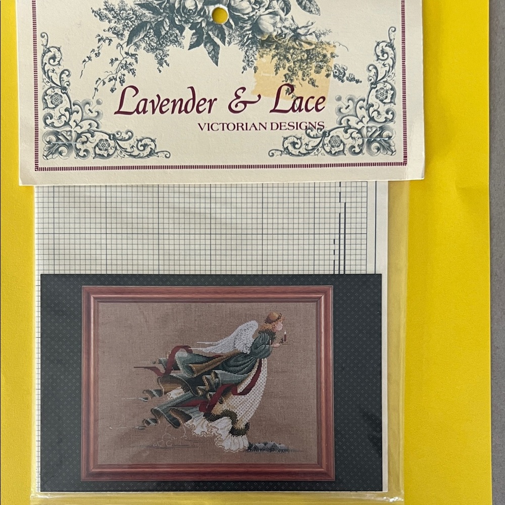 “Angel of Light” Lavender & Lace Victorian Designs Cross Stitch Pattern